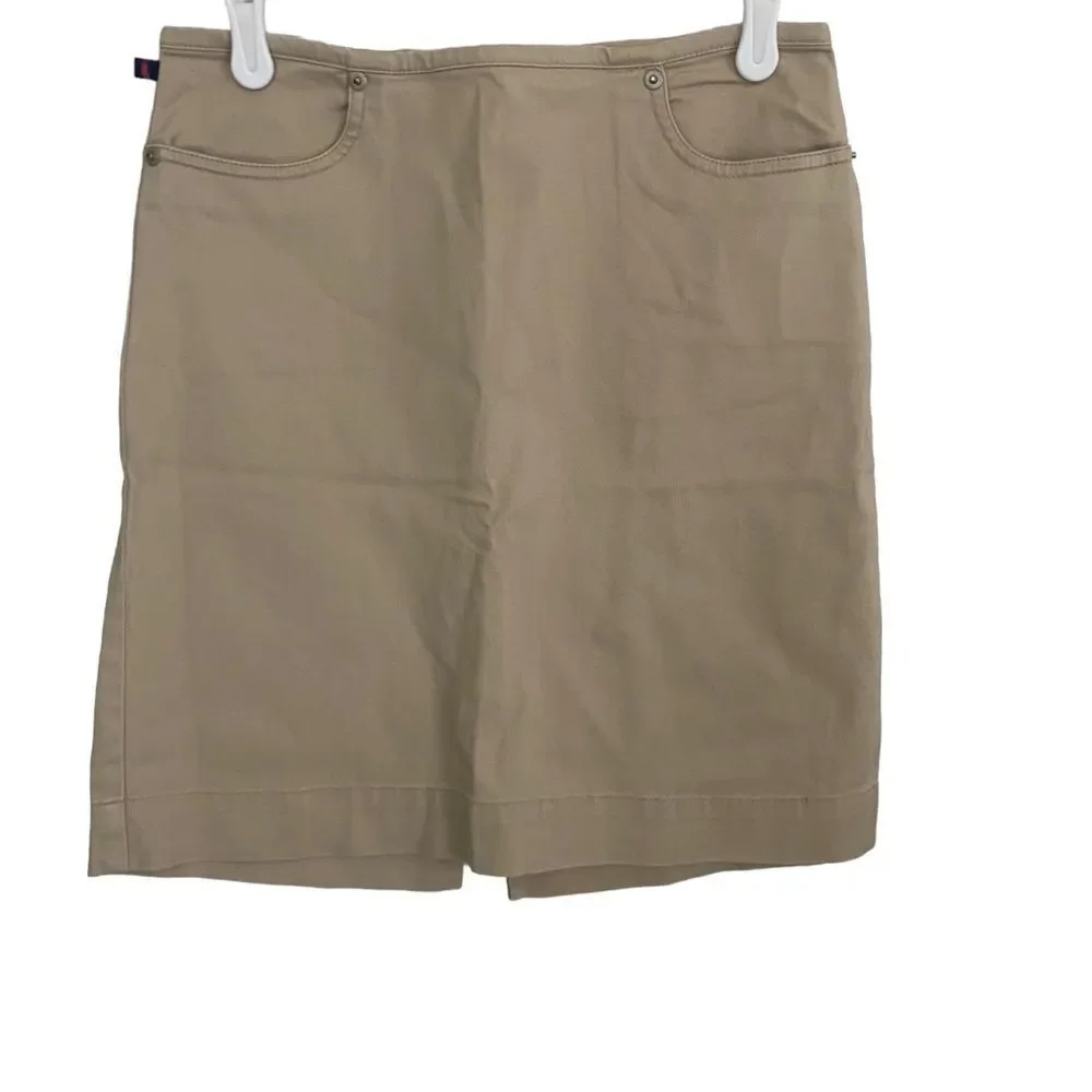 Ralph Lauren Tan Straight Skirt Sz‎ 14 (girls)